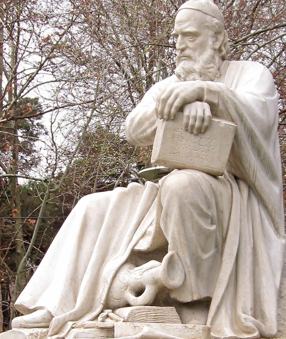 Statue of Omar Khayyam by Abolhassan Sadighi, Laleh Park, Tehran.